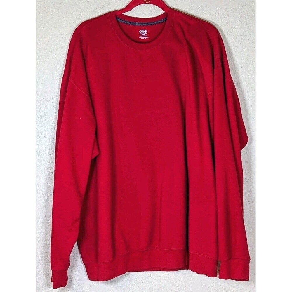 Russell Athletic Works Men’s 2X Long Sleeve Red Sweatshirt